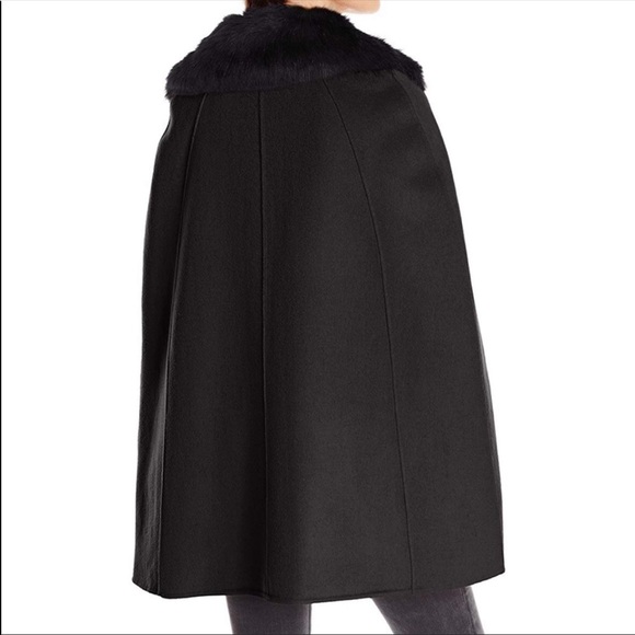 🖤Anthro NL Black Cape Winter Jacket🐆 - Picture 2 of 9